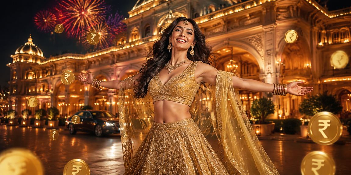Casino betting activities in India with traditional attire